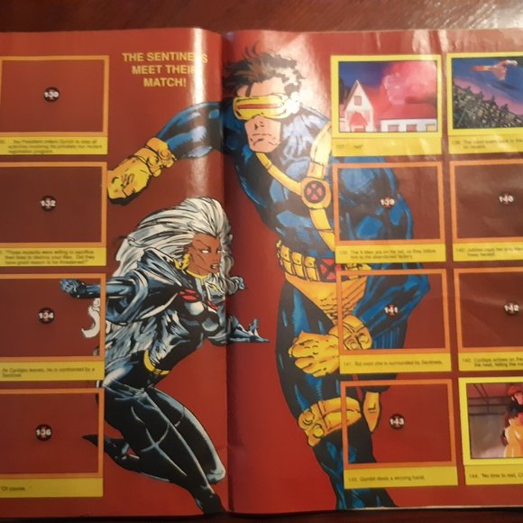 X Men Sticker Activity Book 1993 - Picture 11 of 12
